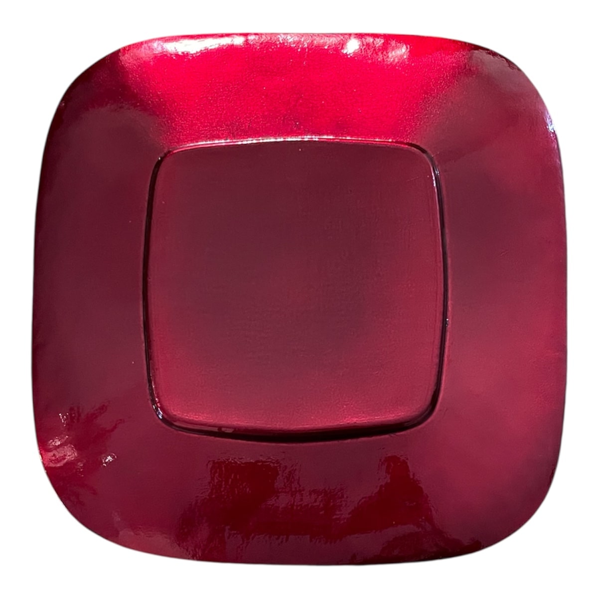 Piatto rosso Richard Ginori