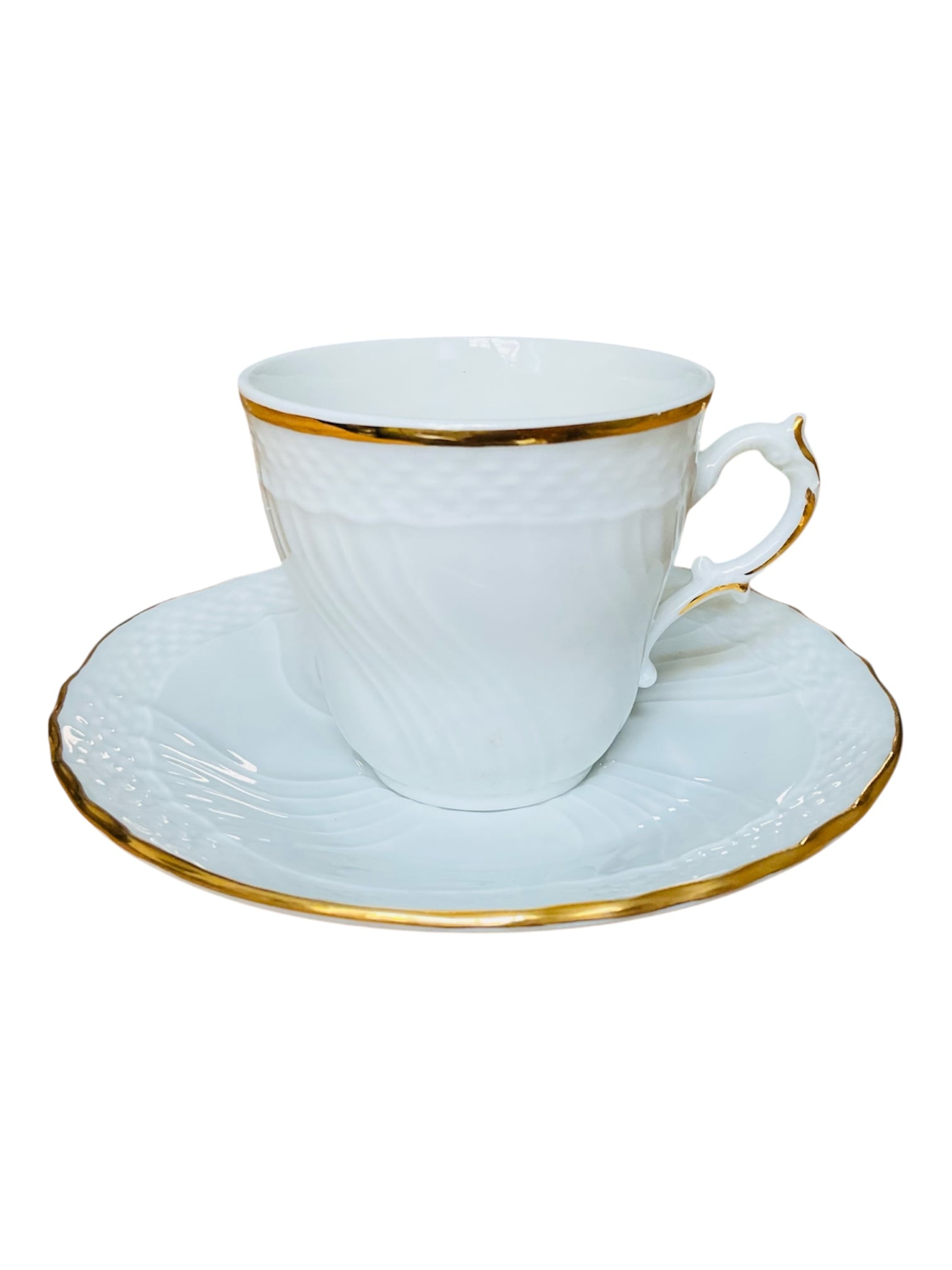 Tazzina da caffè vecchio ginori filo oro