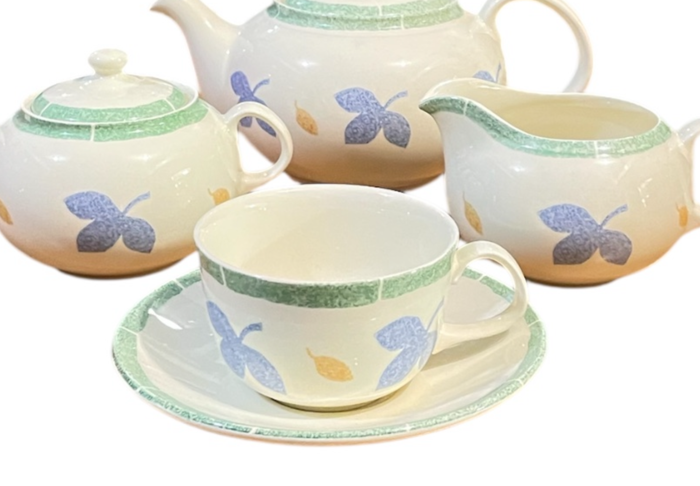 Tazze da the con set a servire ceramica inglese