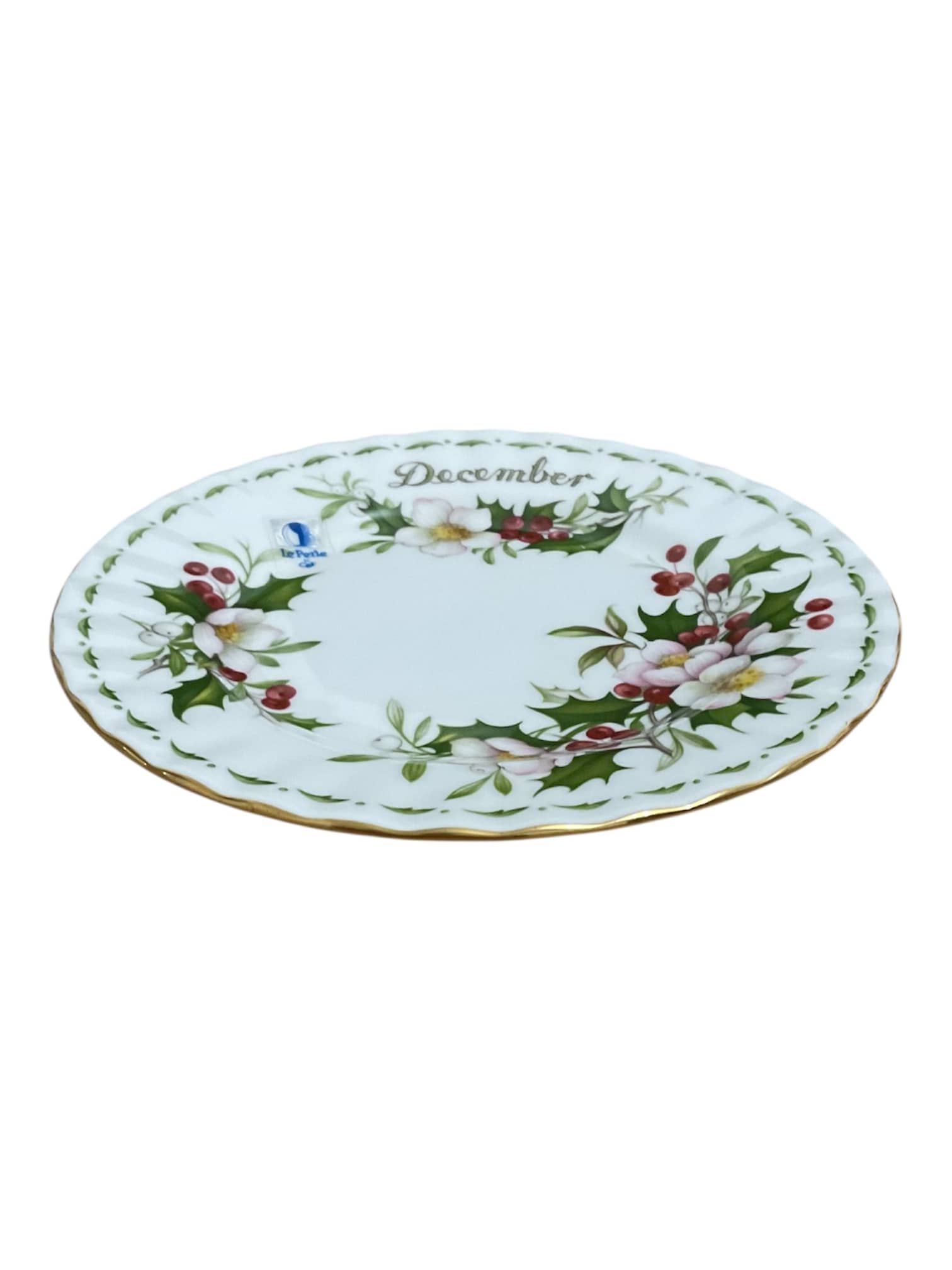 Royal Albert December Flower of the Month Dessert Plate