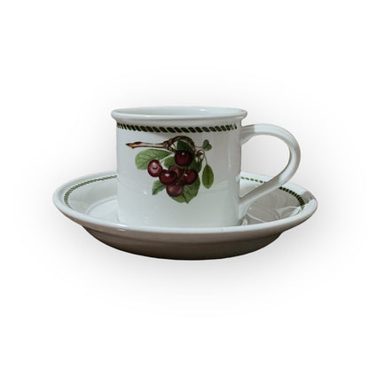 Set 4 tazze caffè Pomona border ceramica inglese Portmeirion