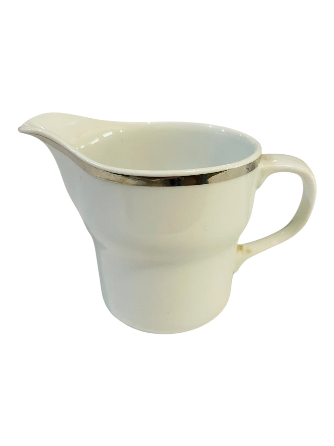Richard Ginori set da caffè in porcellana bianca con filo platino