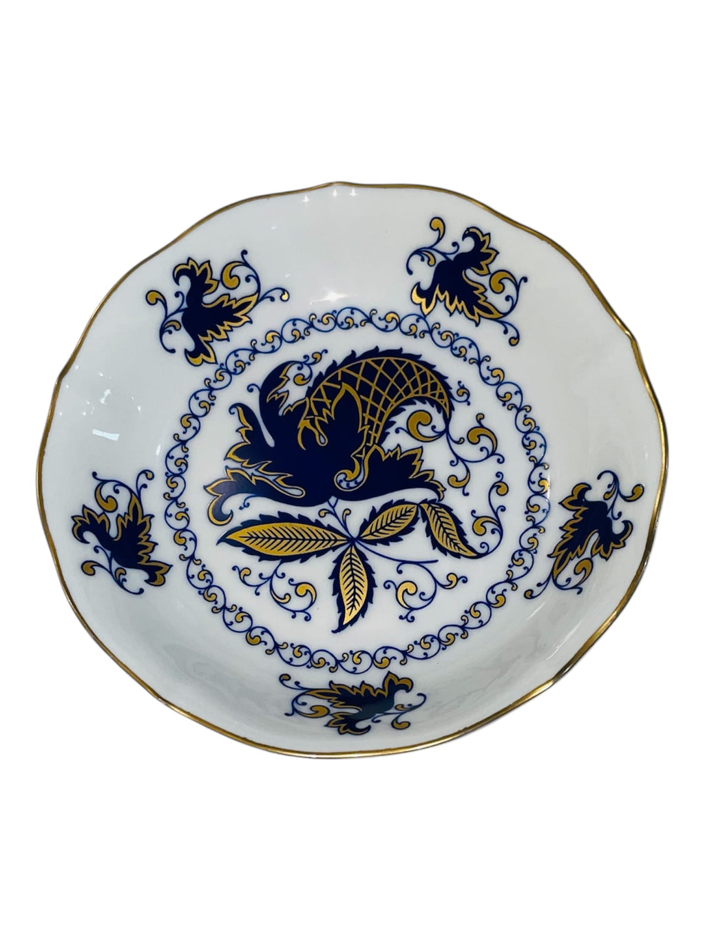 Bol en porcelaine peint à la main avec de l'or pur