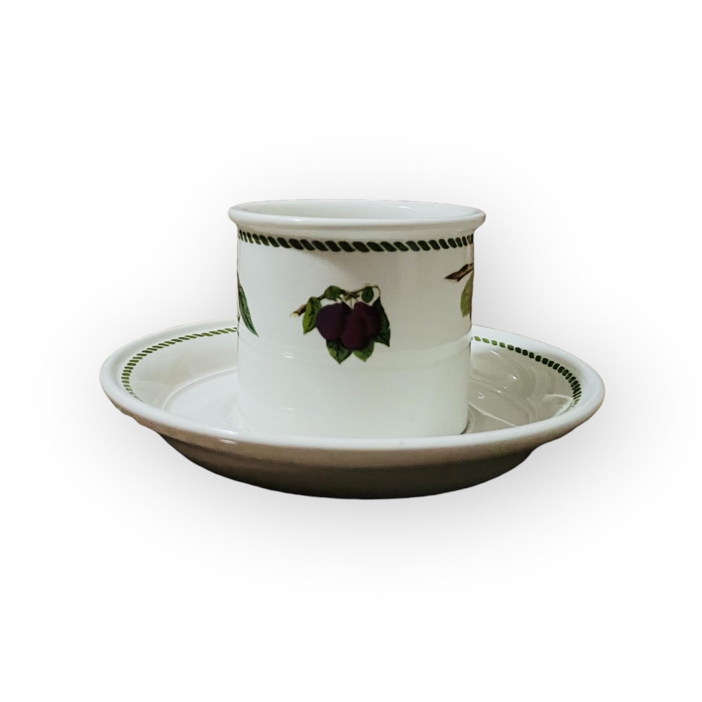 Set 4 tazze caffè Pomona border ceramica inglese Portmeirion