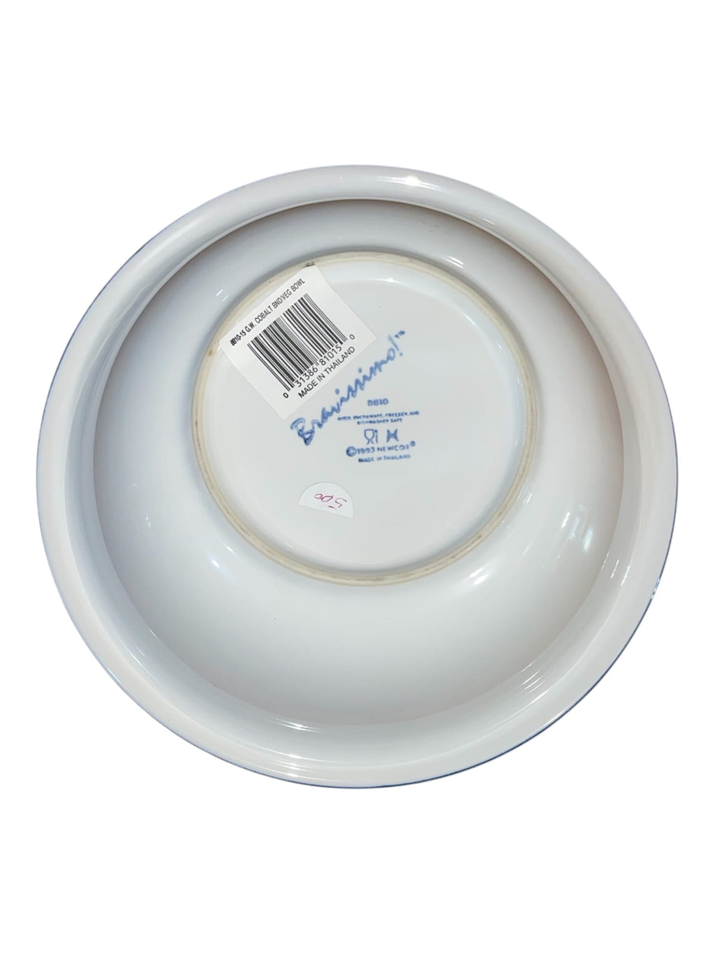 Set 6 piatti pasta bordo blu