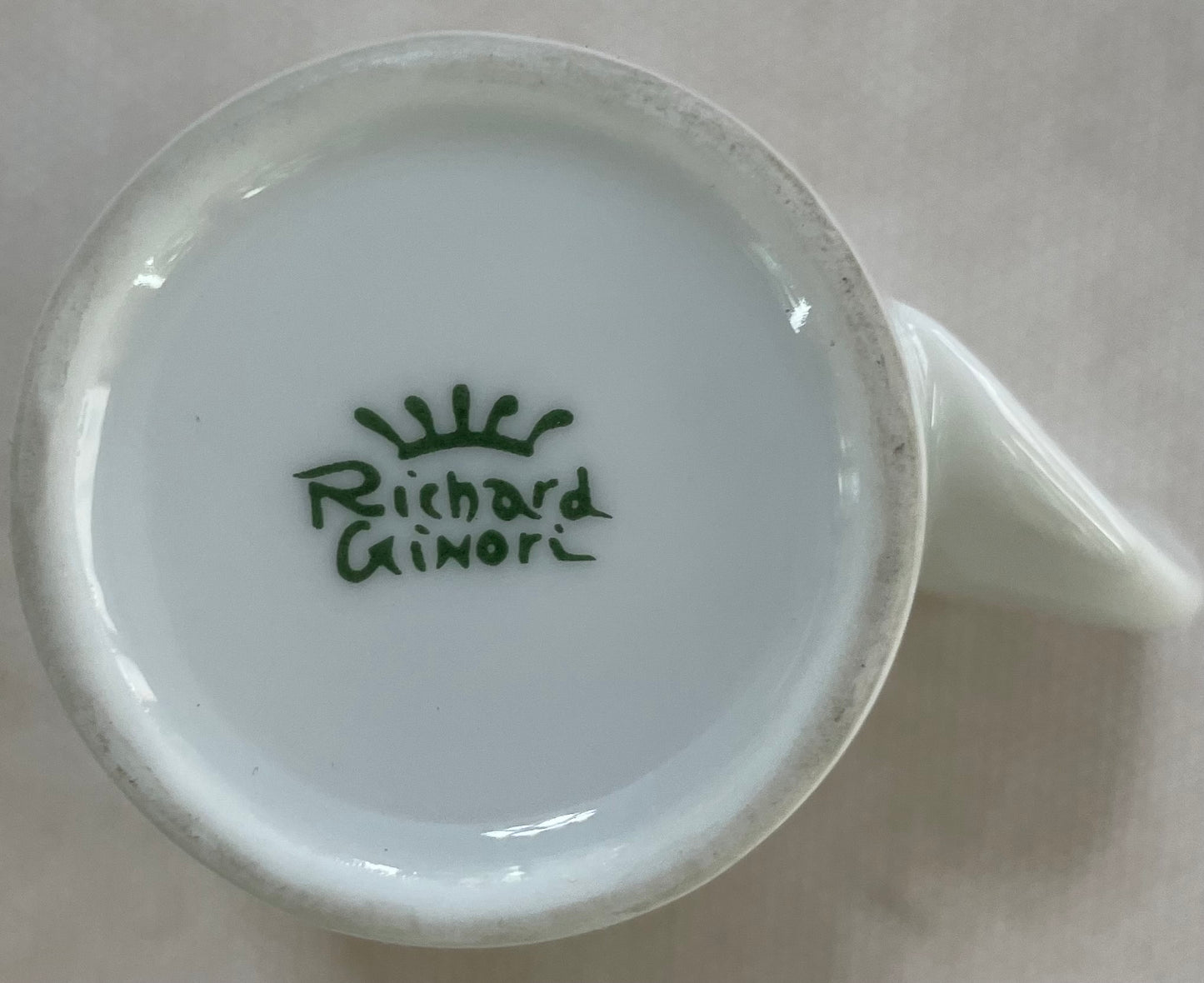 Set 6 Tazze caffè Dedalo bianco Richard Ginori - Colombetti