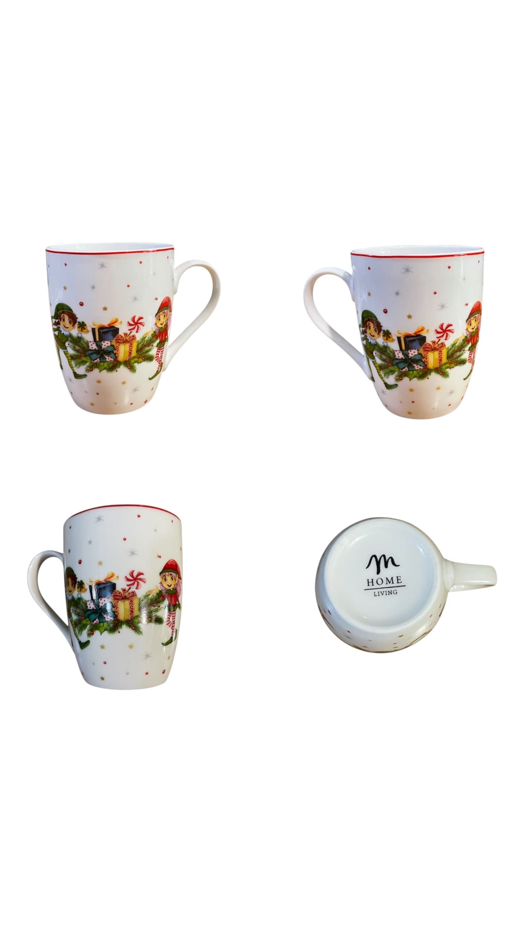 Tazza mug natalizia decoro Elfi