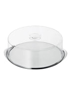 Piatto torta acciaio WMF con campana in plastica