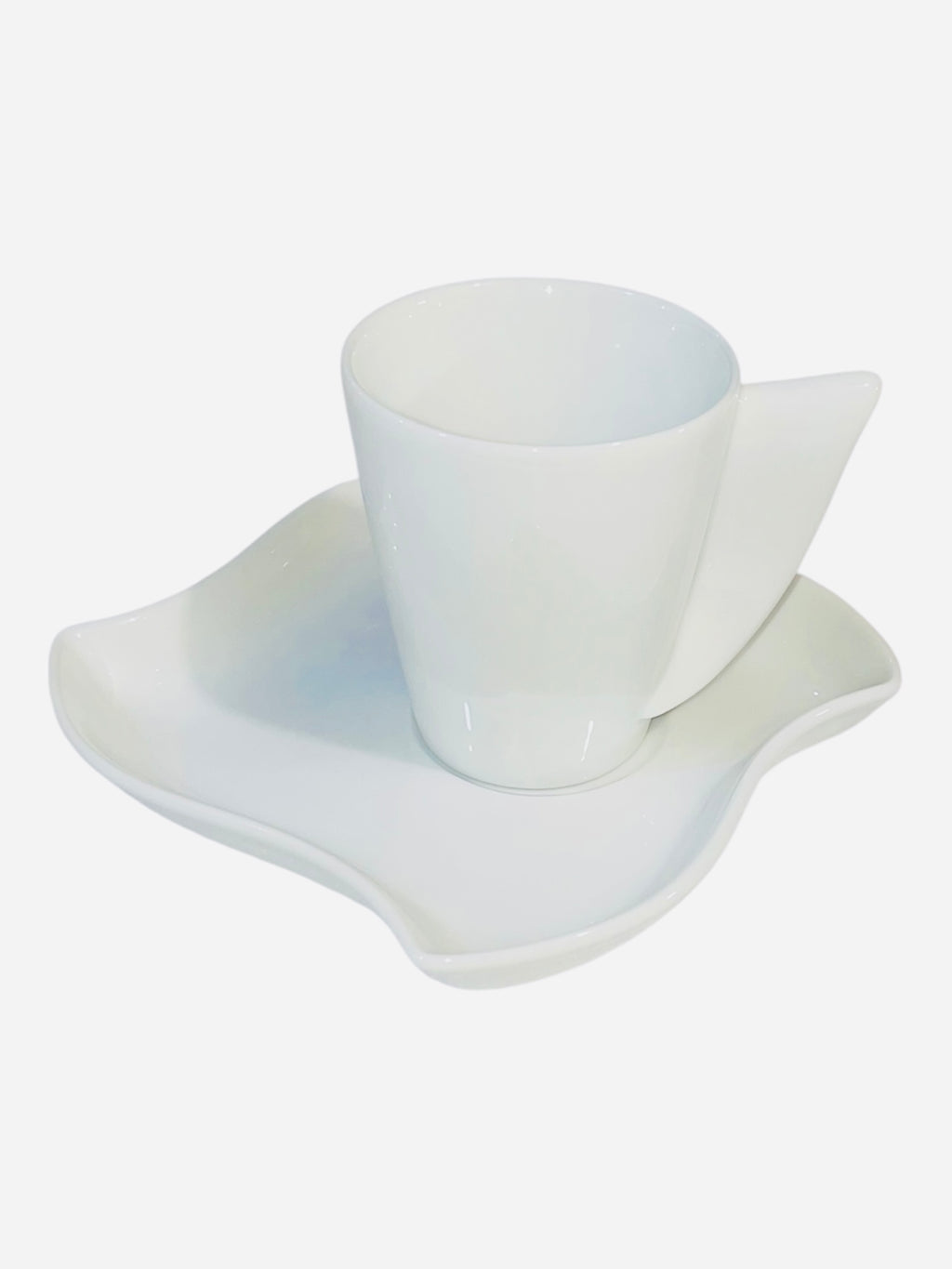 Set 6 tazze the Dedalo bianco porcellana Richard Ginori