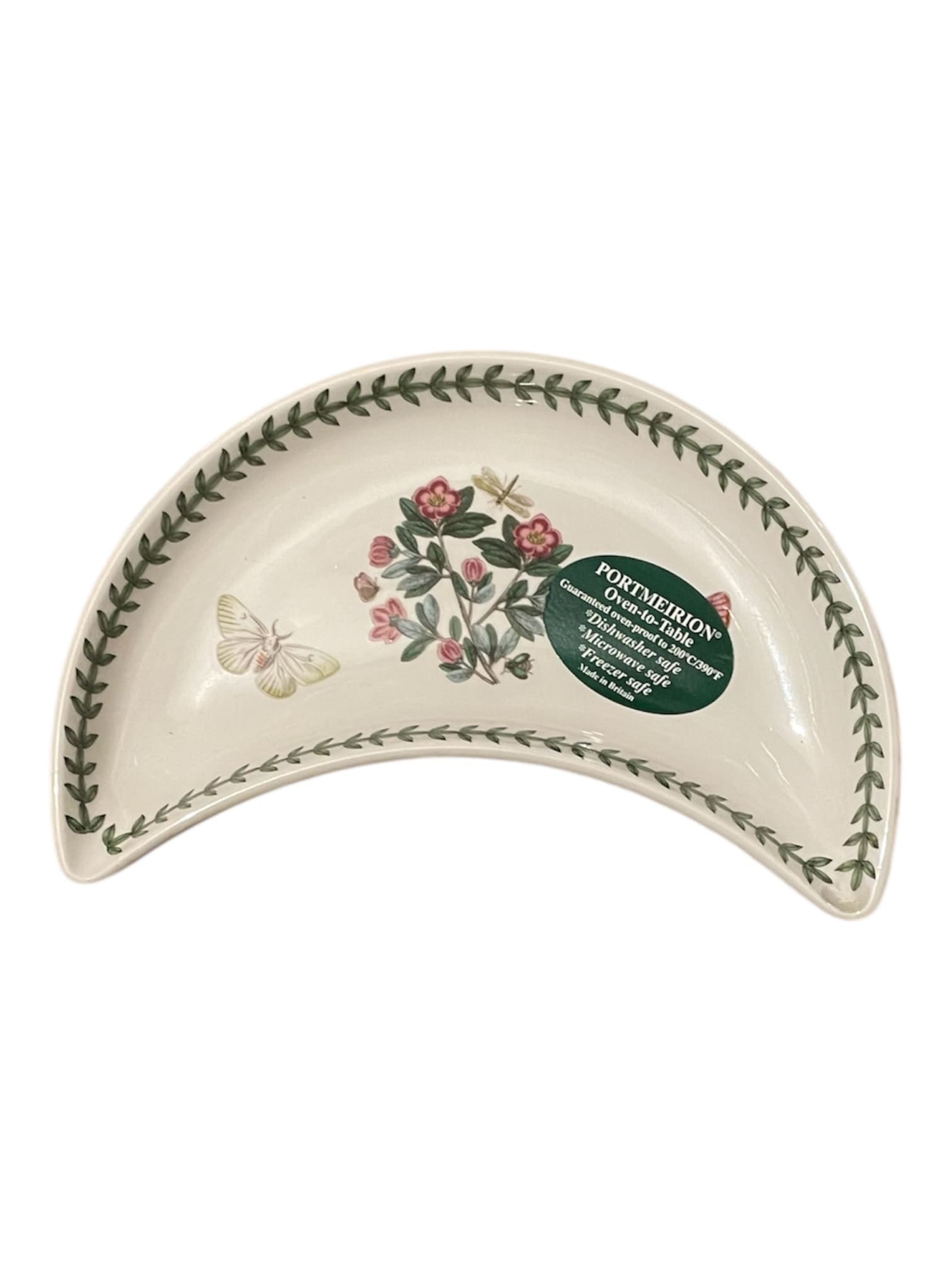 Piatto a mezzaluna Botanic Garden Portmeirion