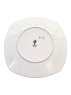 Set 6 piatti piani quadrati porcellana bone china