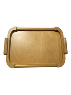 Vassoio rettangolare in legno naturale Ontano Manzoni
