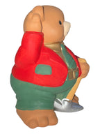 Orsetto con martello in ceramica