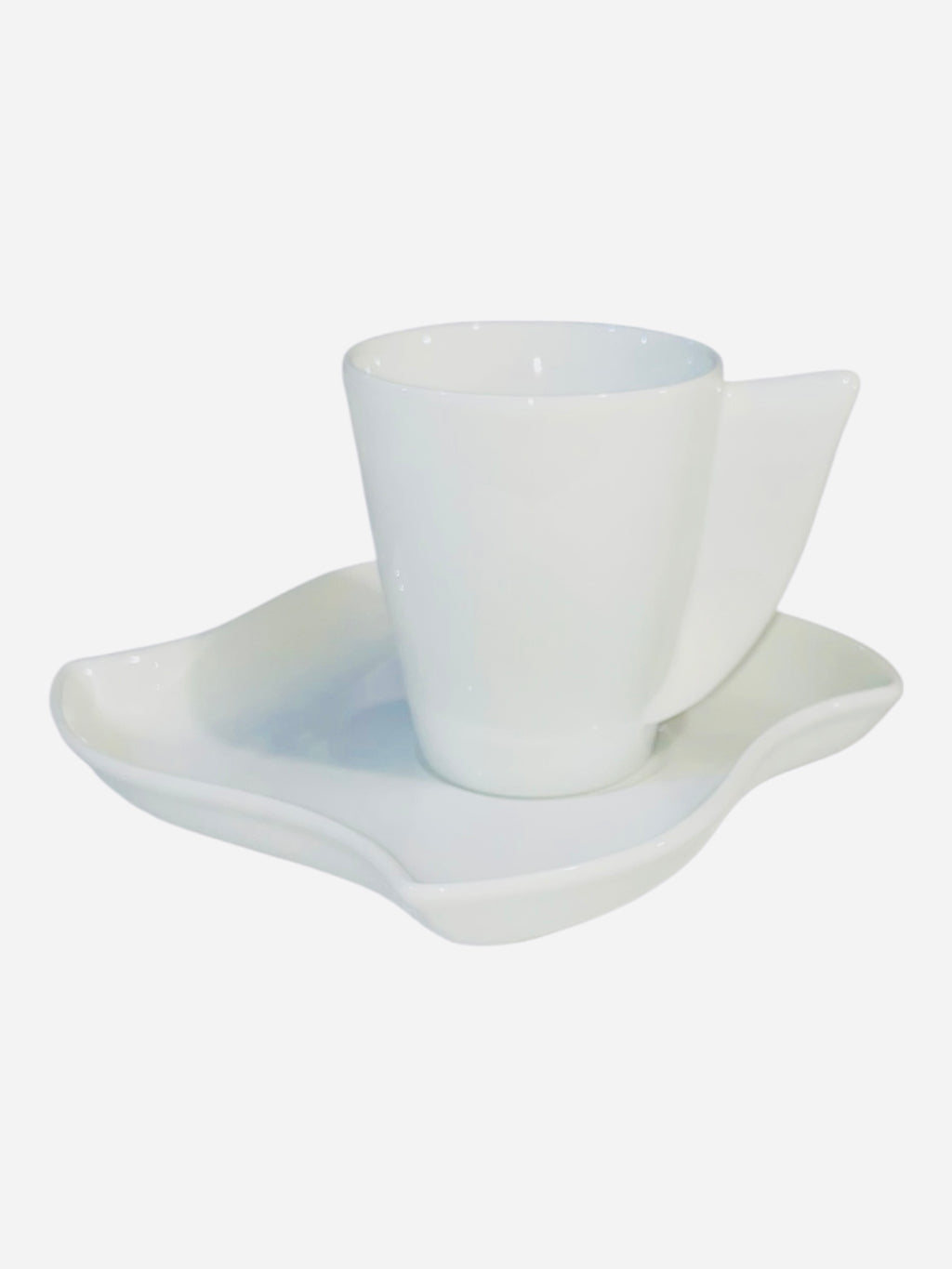 Set 6 tazze the Dedalo bianco porcellana Richard Ginori