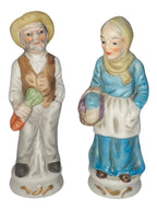 Coppia statuette- i nonni contadini in porcellana