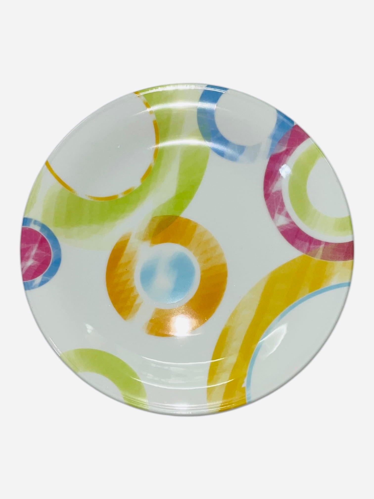 Set 6 piatti frutta multicolor in porcellana Richard Ginori Laveno