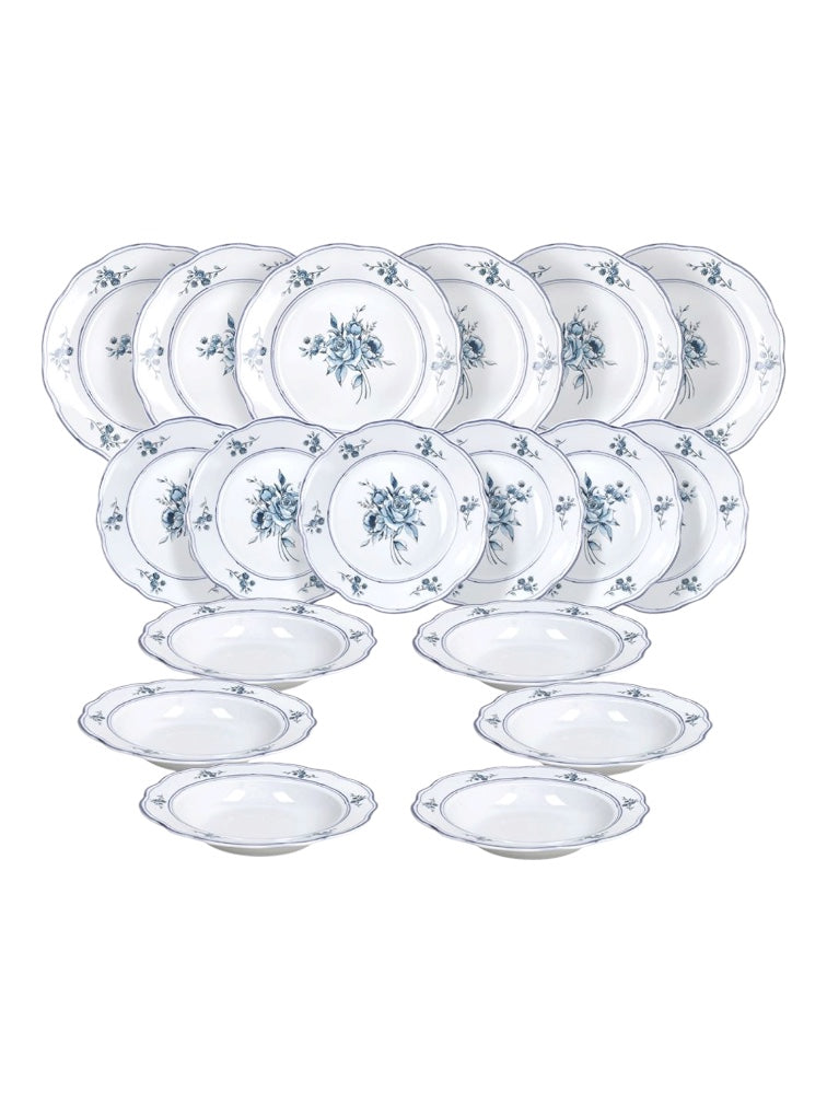 Servizio piatti 18 pezzi porcellana Tognana Heritage Florals
