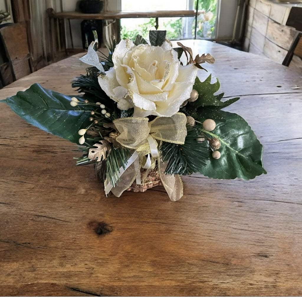 Composizione floreale artificiale 