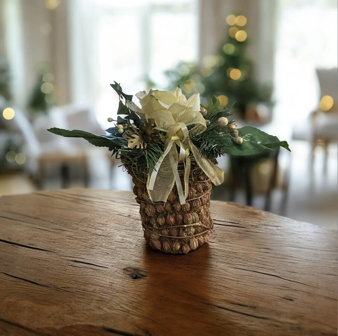 Composizione floreale artificiale 