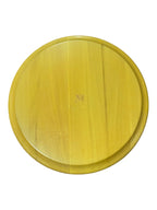 Vassoio tondo in legno giallo Manzoni