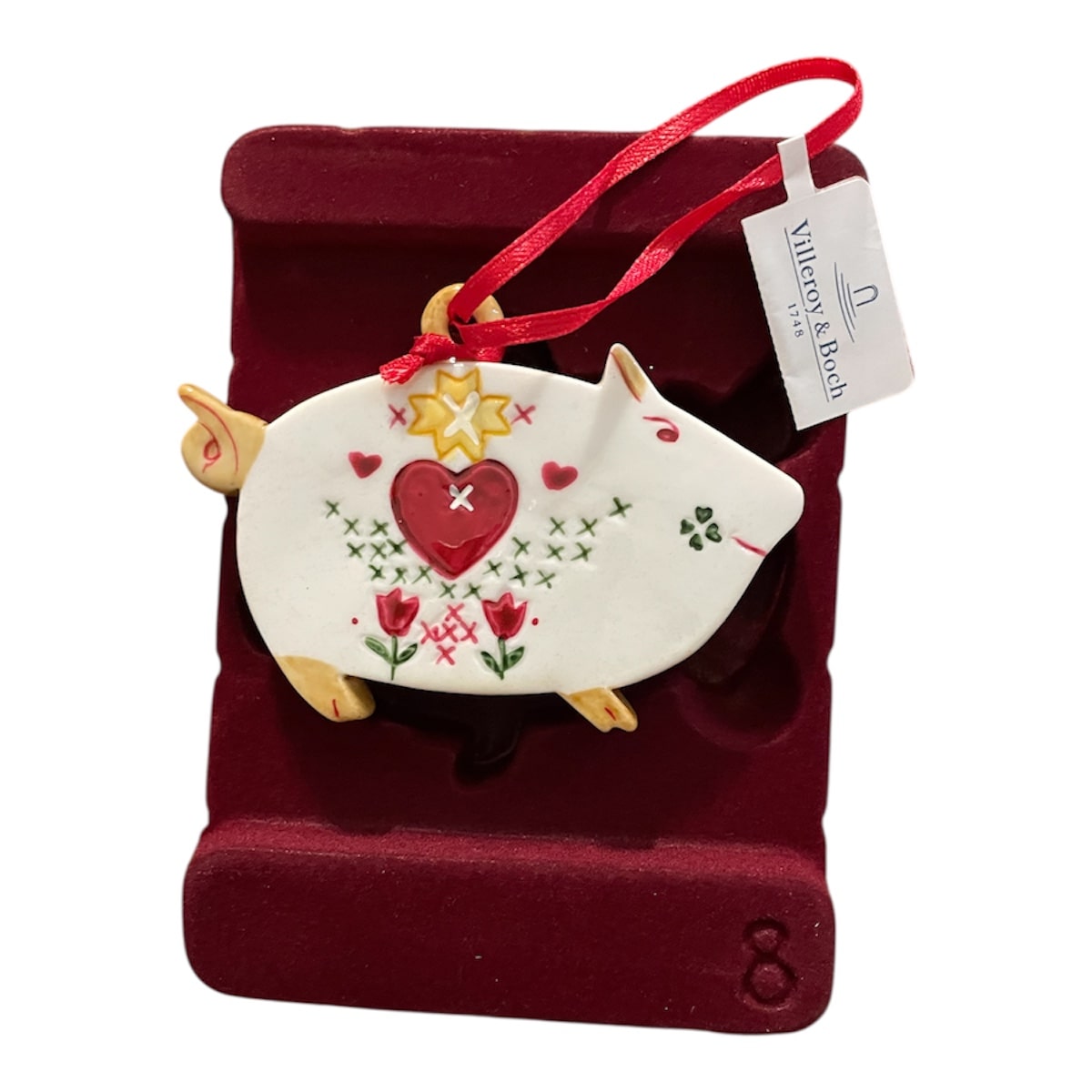 Decorazione Scandinavia ornaments pig villeroy