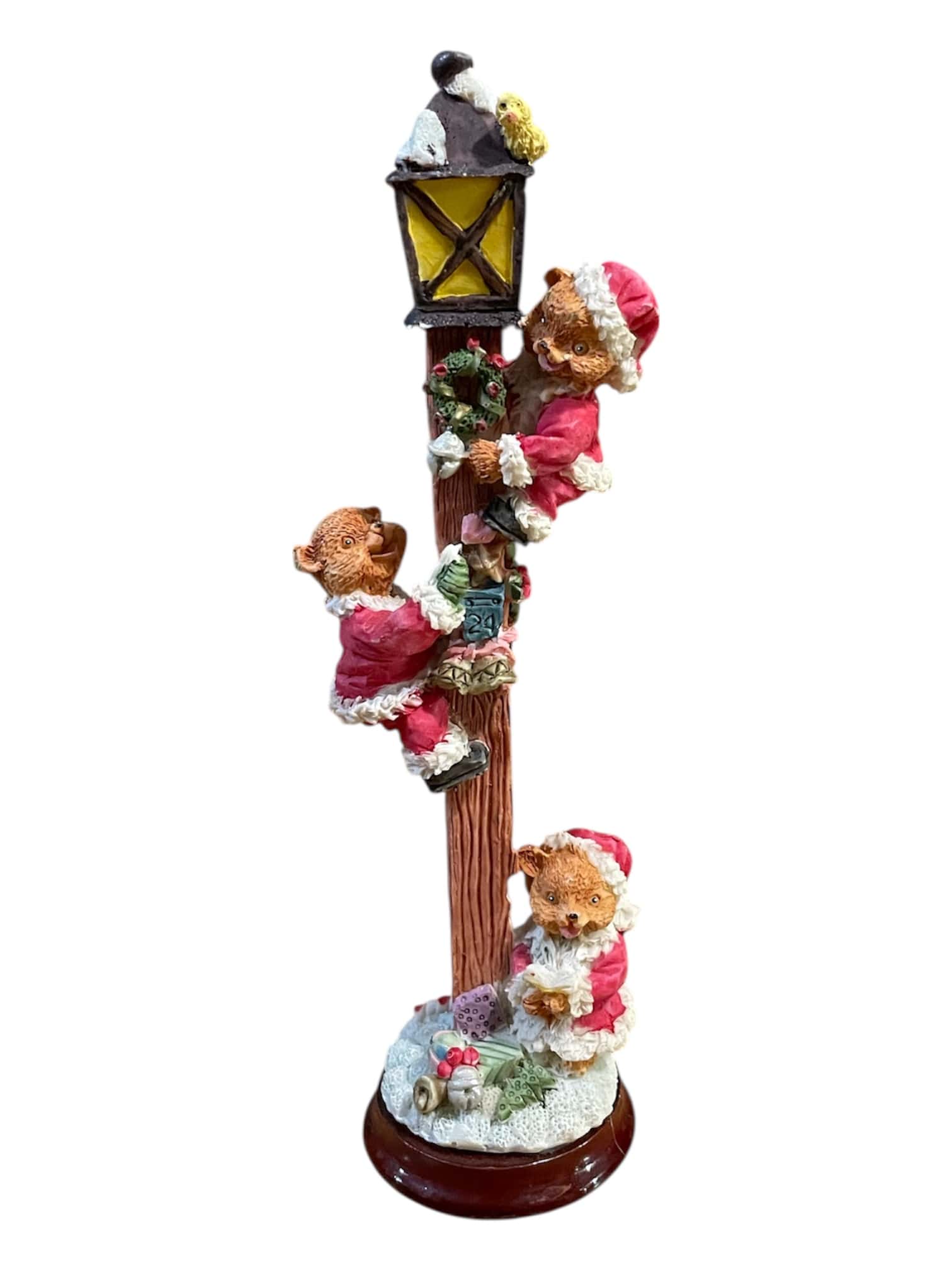 Lampioncino con orsetti natalizi