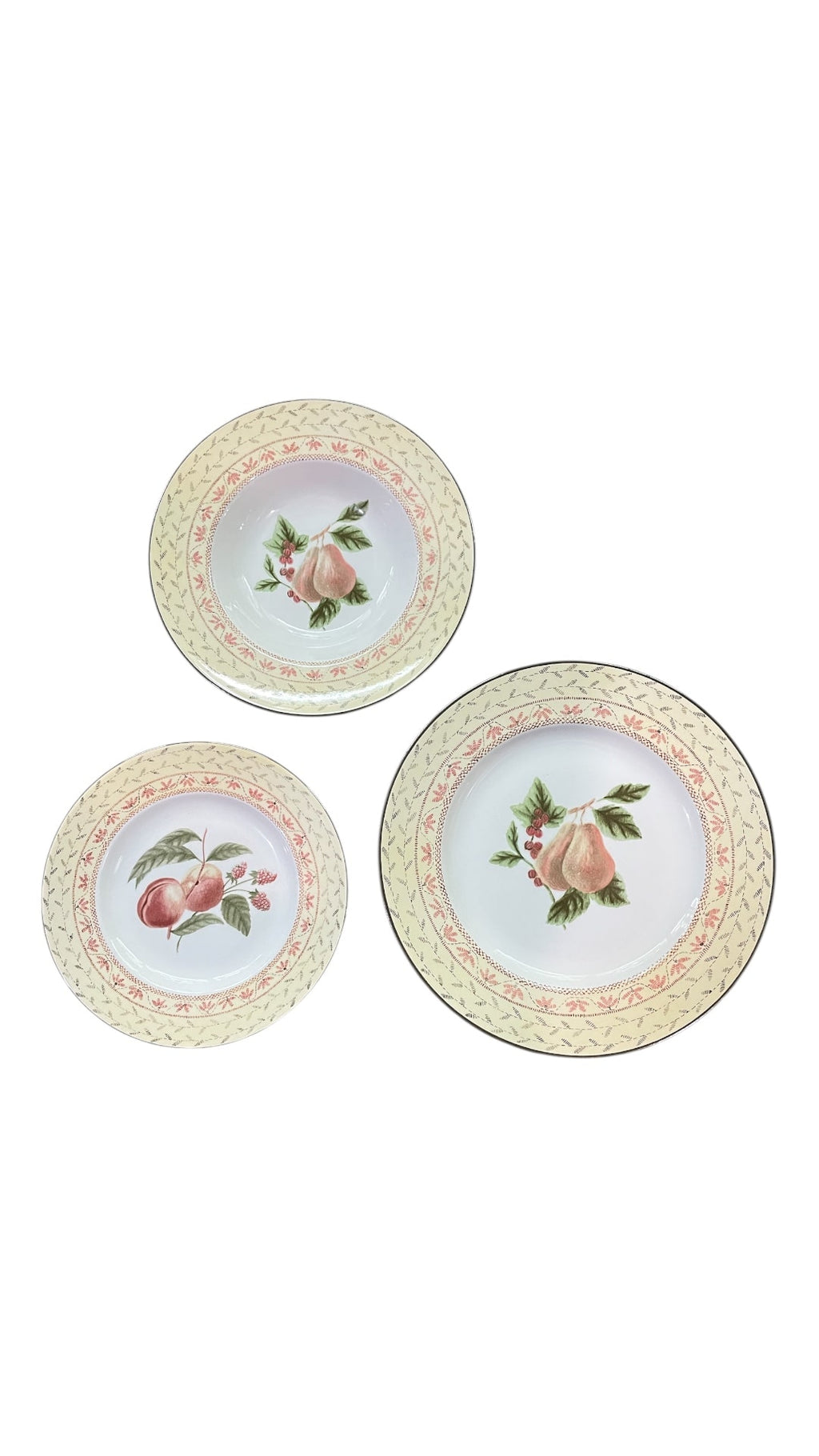 Piatti da tavola decoro frutta