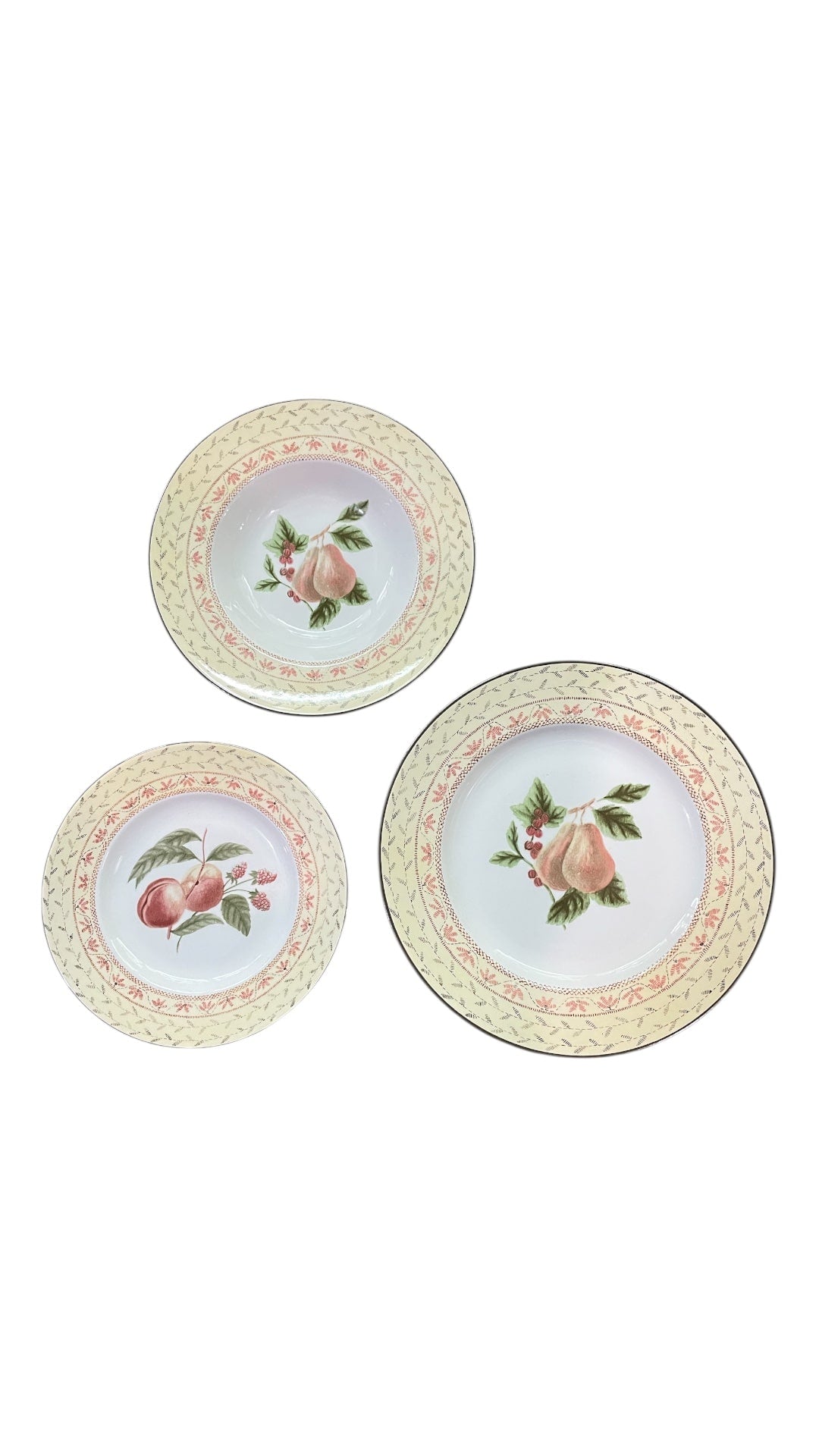 Piatti da tavola decoro frutta