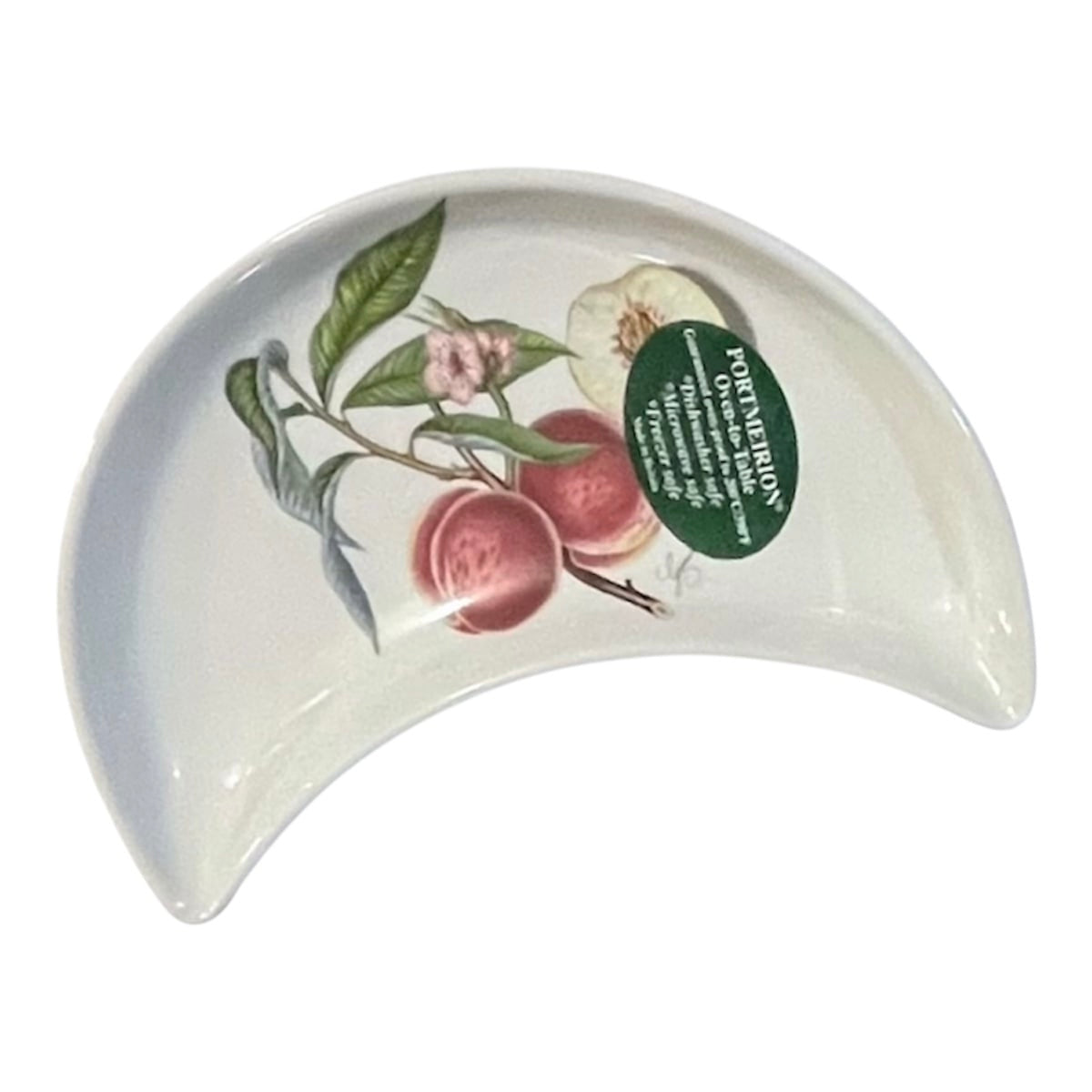 Piatto a mezzaluna Pomona pesche