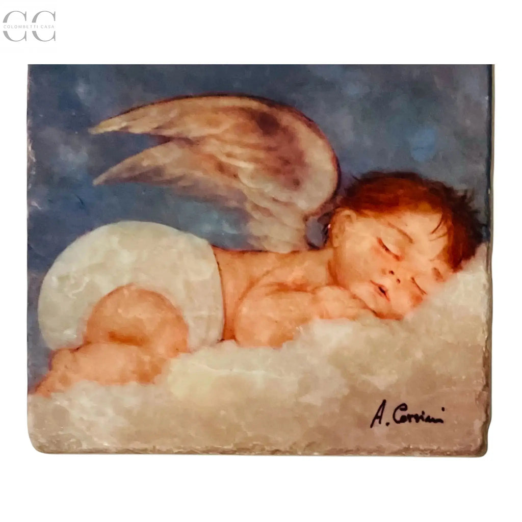 Quadretto Angeli fra cielo e terra di Anna Corsini - Colombetti Casa