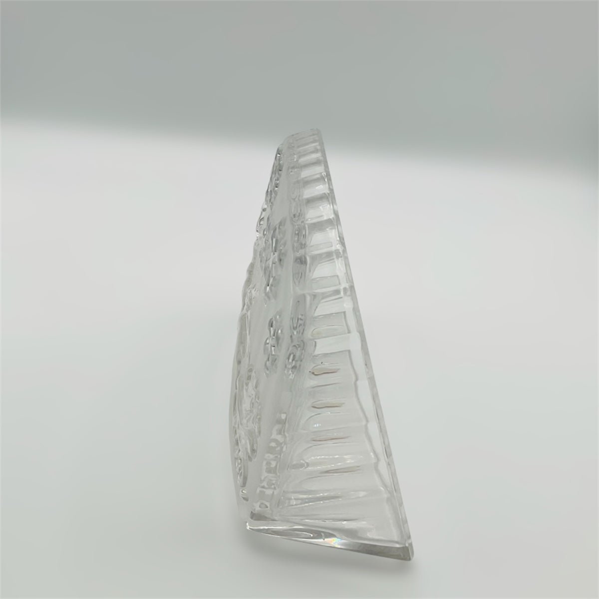 Babbo Natale su slitta porta tealight in cristallo 