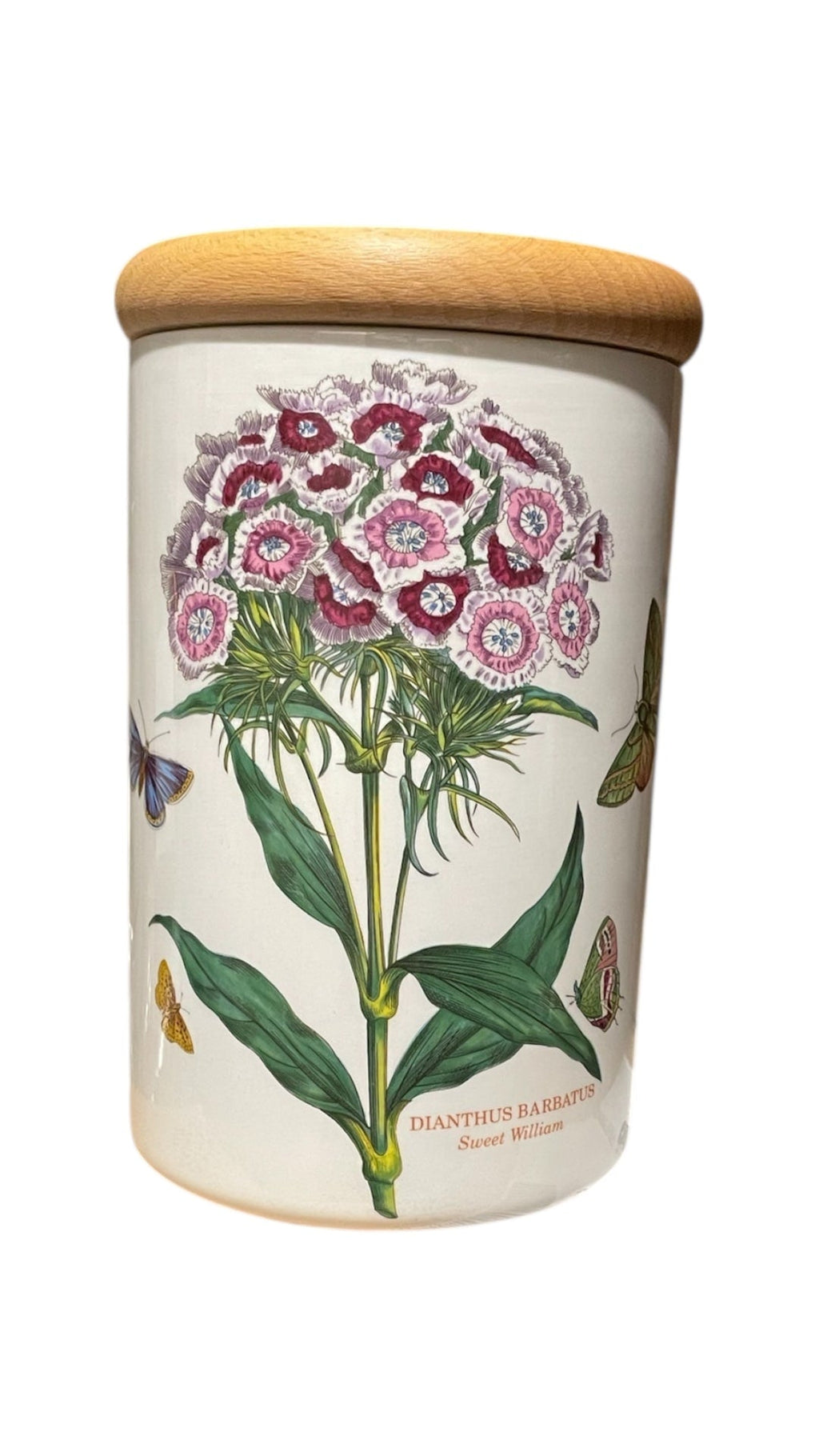 Barattolo cm 18 con tappo in legno Botanic Garden ceramica inglese Portmeirion - Colombetti Casa