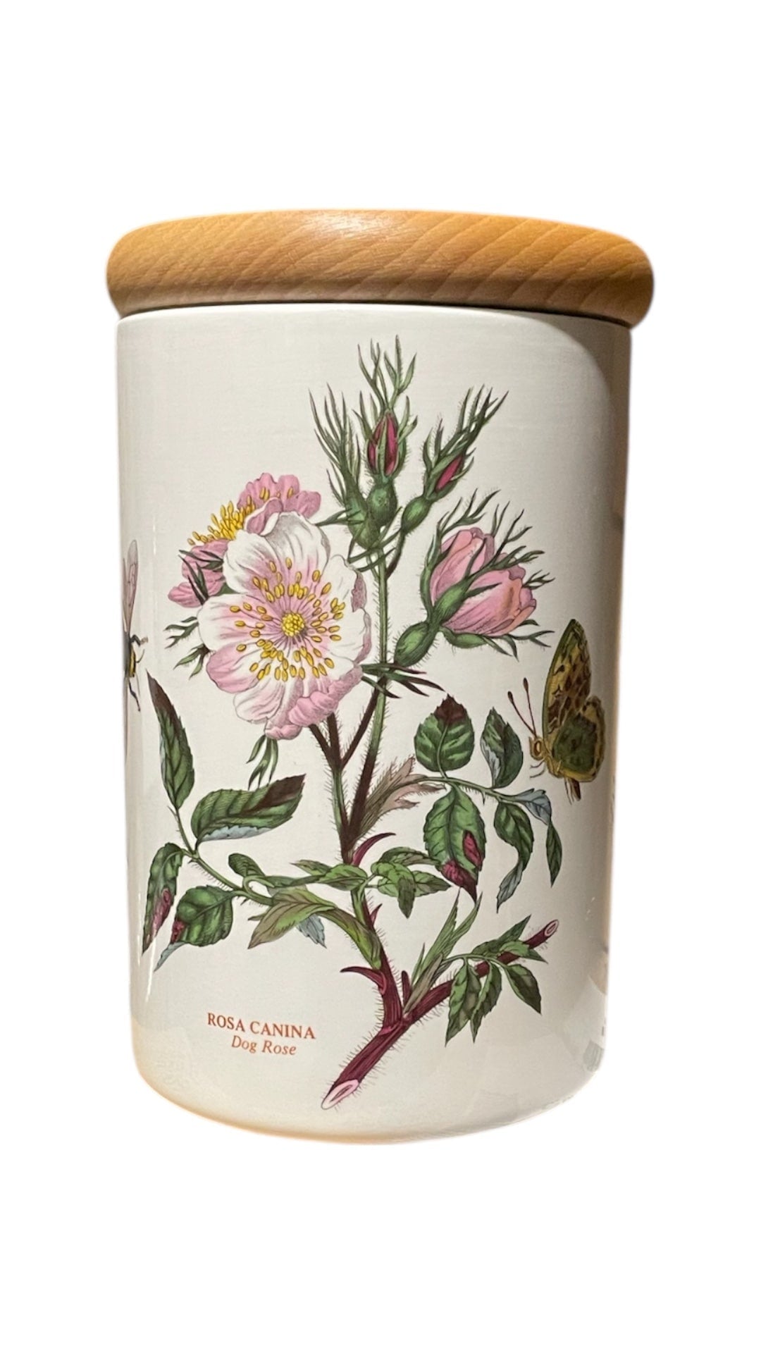 Barattolo cm 18 con tappo in legno Botanic Garden ceramica inglese Portmeirion - Colombetti Casa