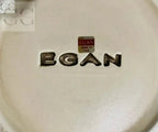 Barattolo limoni ceramica Egan con inscrizione EGAN e adesivo made in Italy