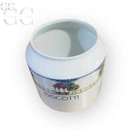 Barattolo per biscotti in ceramica bianca Biscottiera decoro country porcellana Weissestal