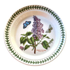 Botanic Garden- 6 piatti frutta ceramica Portmeirion with floral and butterfly design, 20cm ceramic fruit plates set.