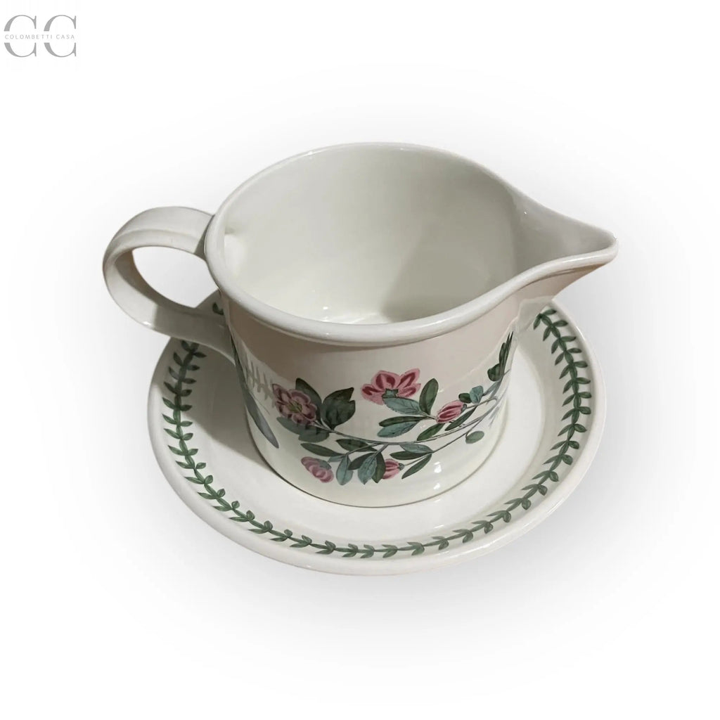 Brocca con piatto Botanic Garden ceramica Portmeirion Colombetti Casa