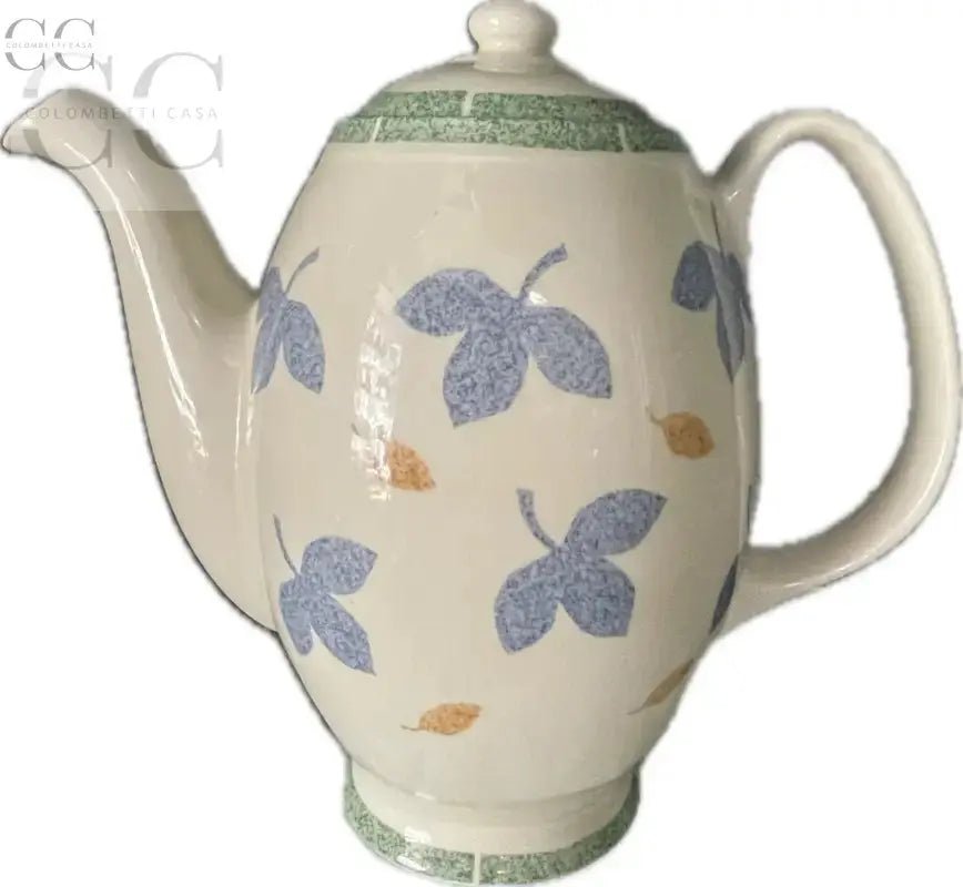Teiera in ceramica con motivo a foglia della Caffettiera porcellana Johnson Bros