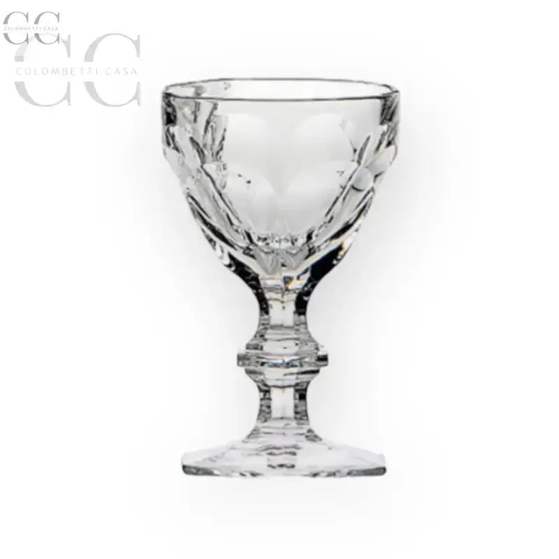 Calice vino Berlino taglio coste cristallo Collevilca con elegante goblet di cristallo