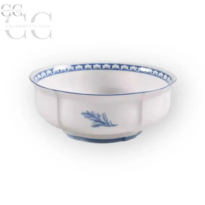 Ciotola di porcellana bianca con accenti blu della Insalatiera Casa Azul Villeroy&Boch