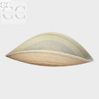 Bowl curvato off-white in vetro di Murano della collezione Centrotavola