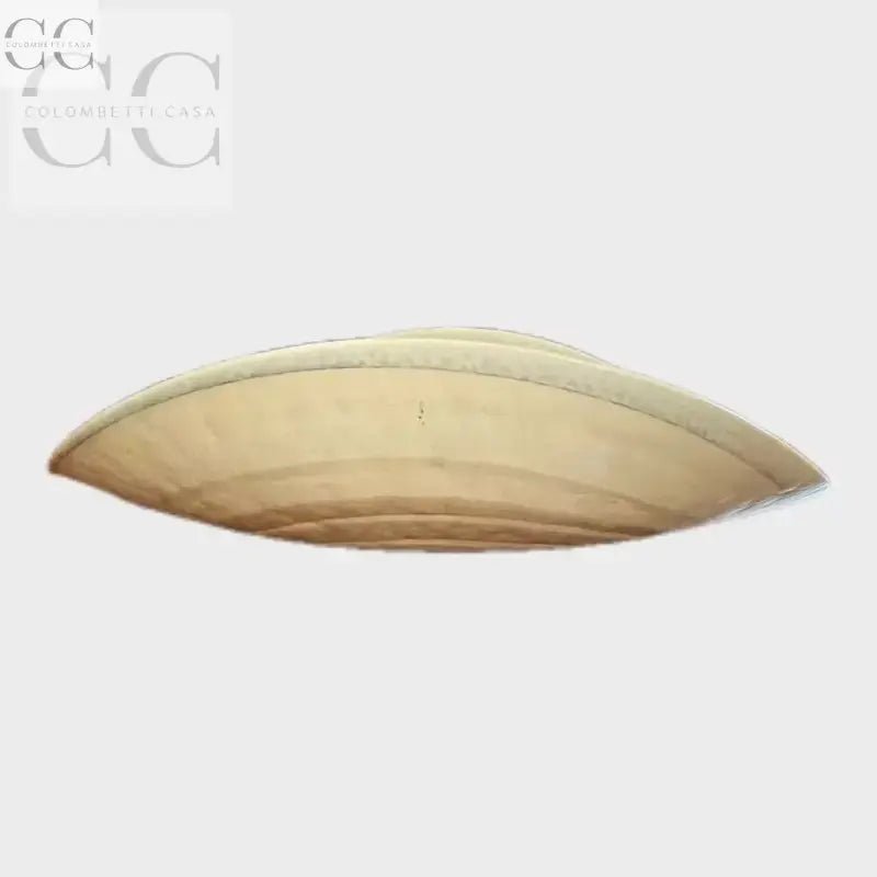Cuscino curva color sabbia per tazze e piatti Centrotavola vintage vetro di Murano