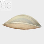 Bowl curvato off-white in vetro di Murano della collezione Centrotavola