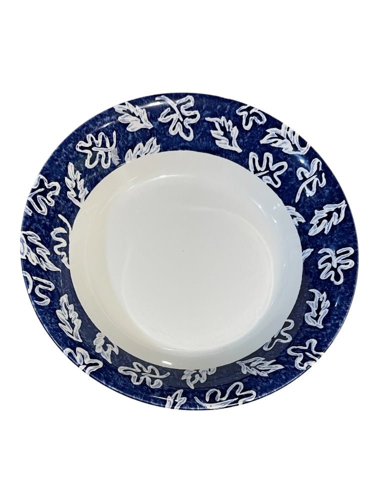 Ciotola con bordo blu in ceramica inglese Royal Overhouse