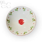 Coppa-centrotavola con agrifoglio di Richard Ginori per festive holiday bowl