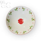 Coppa-centrotavola con agrifoglio di Richard Ginori per festive holiday bowl