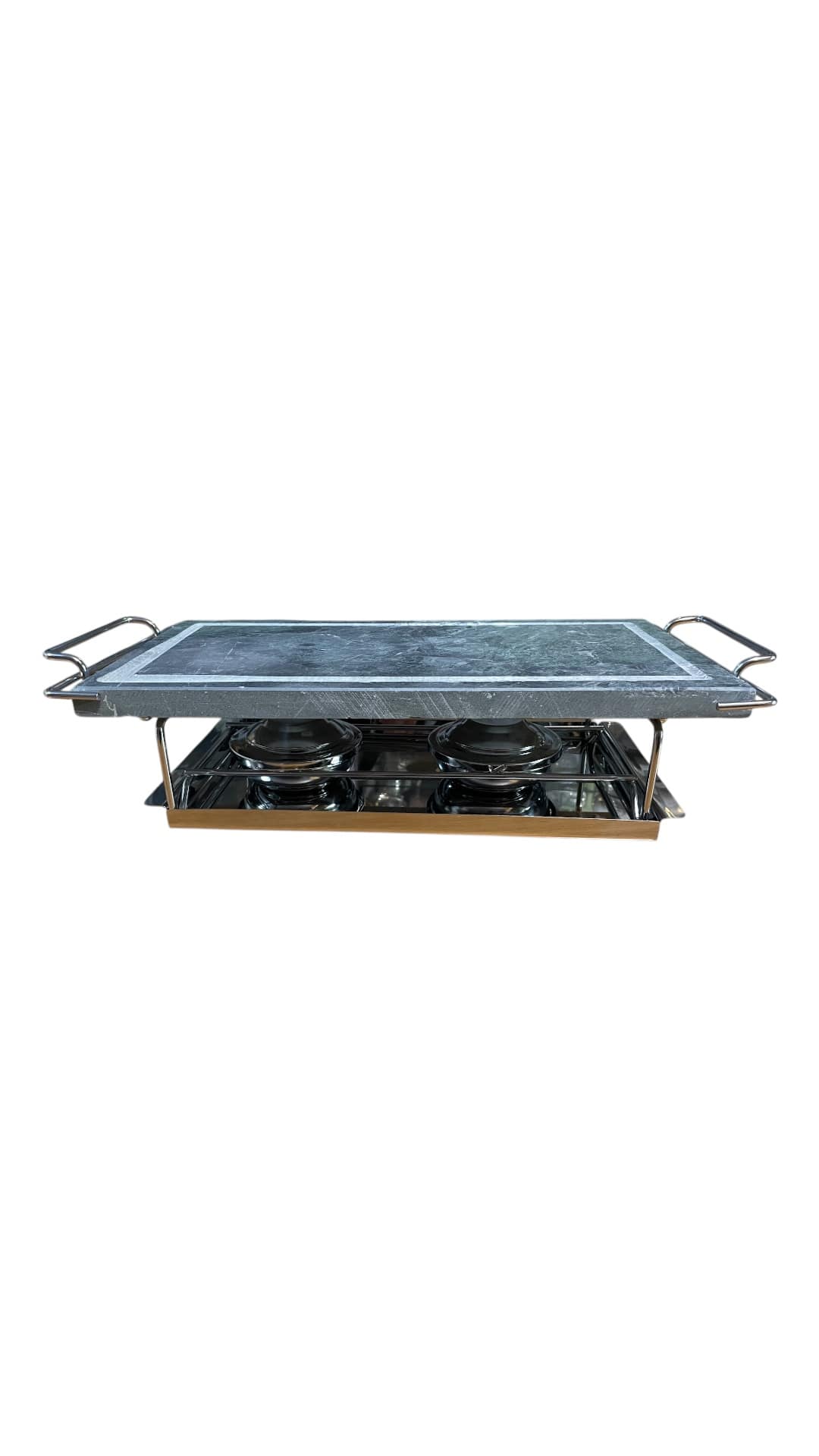 Grill da tavolo con pietra naturale Eva