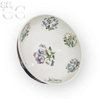 Insalatiera cm 27 Botanic Garden, ciotola in ceramica con decorazione floreale
