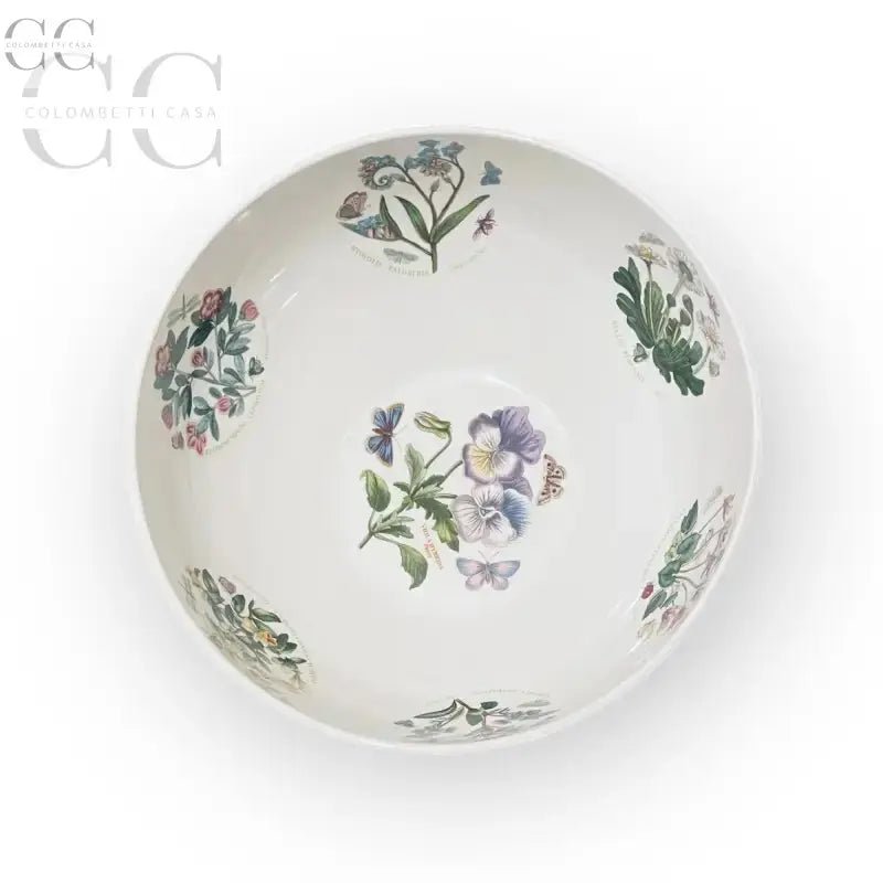 Ciotola in ceramica decorata con fiori, Portmeirion Botanic Garden