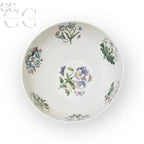Ciotola in ceramica decorata con fiori, Portmeirion Botanic Garden